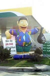 replica mascota egesur
